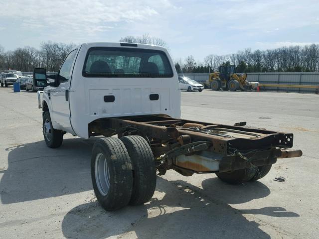 1FDWF37RX8EC08671 - 2008 FORD F350 SUPER WHITE photo 3