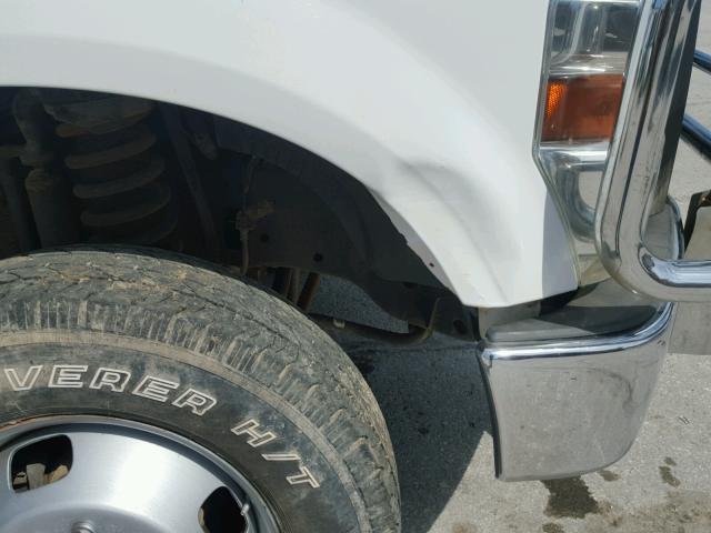 1FDWF37RX8EC08671 - 2008 FORD F350 SUPER WHITE photo 9