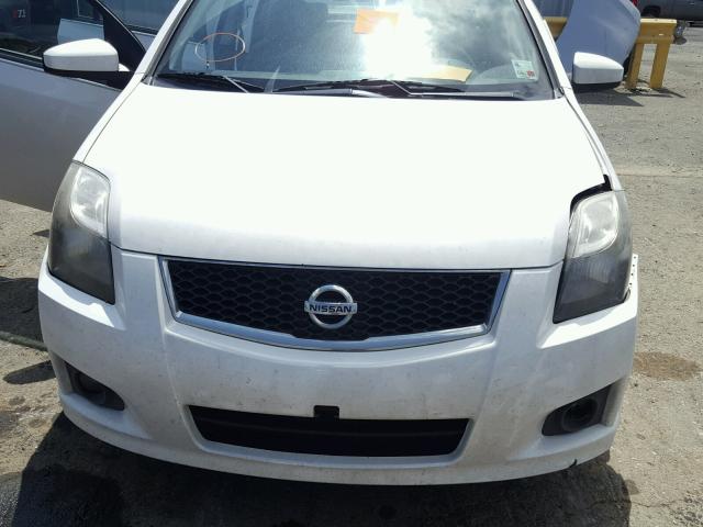 3N1AB6AP6BL688995 - 2011 NISSAN SENTRA 2.0 WHITE photo 7