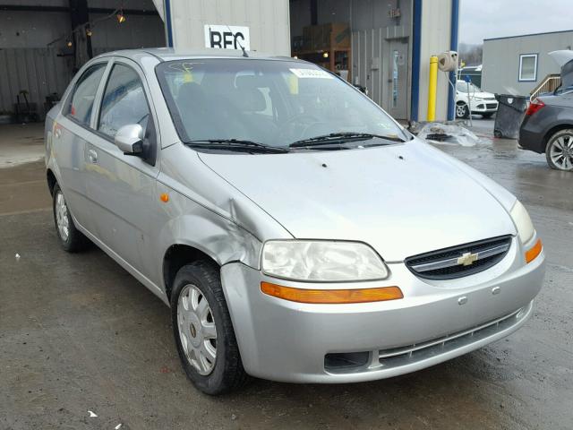 KL1TJ52694B163319 - 2004 CHEVROLET AVEO LS SILVER photo 1