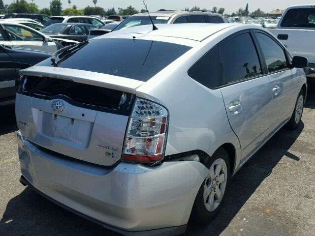 JTDKB20U097842052 - 2009 TOYOTA PRIUS SILVER photo 4