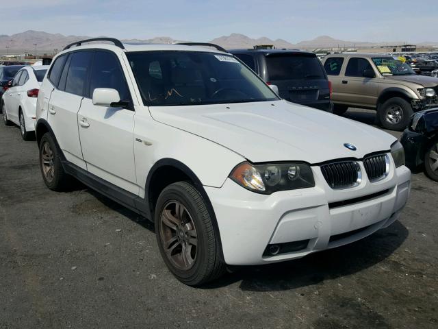 WBXPA93446WD25826 - 2006 BMW X3 3.0I WHITE photo 1