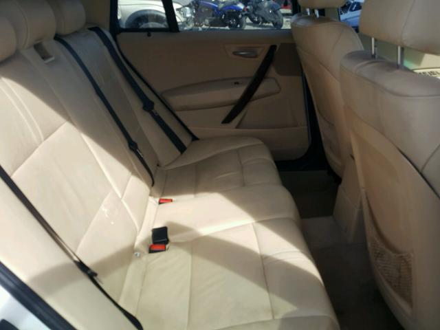 WBXPA93446WD25826 - 2006 BMW X3 3.0I WHITE photo 6