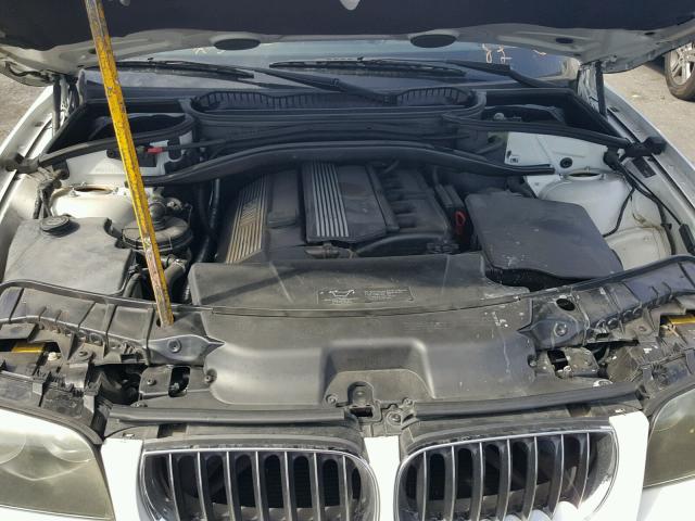 WBXPA93446WD25826 - 2006 BMW X3 3.0I WHITE photo 7