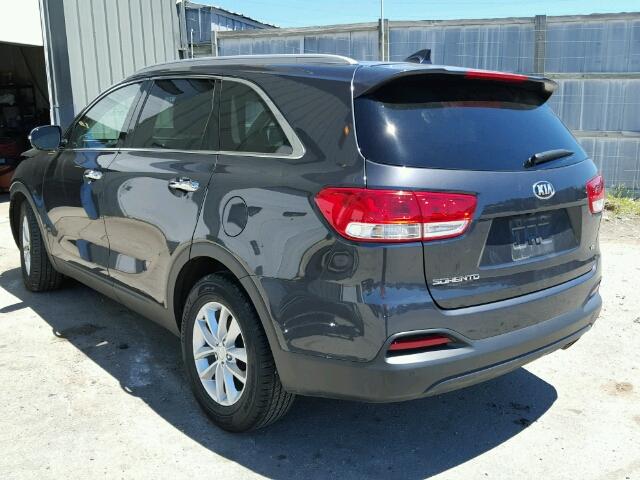 5XYPG4A56GG154941 - 2016 KIA SORENTO LX CHARCOAL photo 3