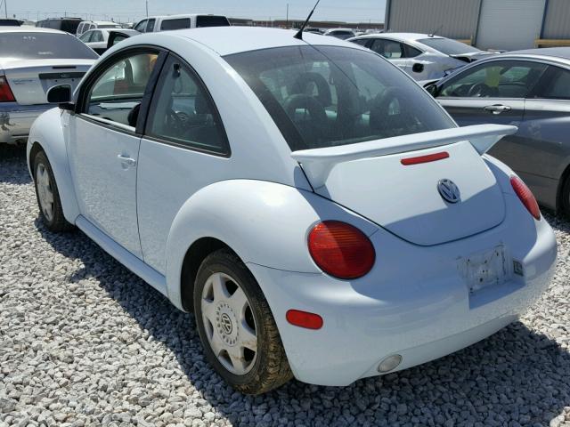 3VWCA21C1YM484846 - 2000 VOLKSWAGEN NEW BEETLE 蓝色 照片 3