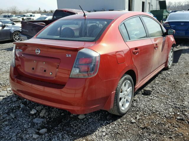 3N1AB6AP3AL679086 - 2010 NISSAN SENTRA 2.0 MAROON photo 4