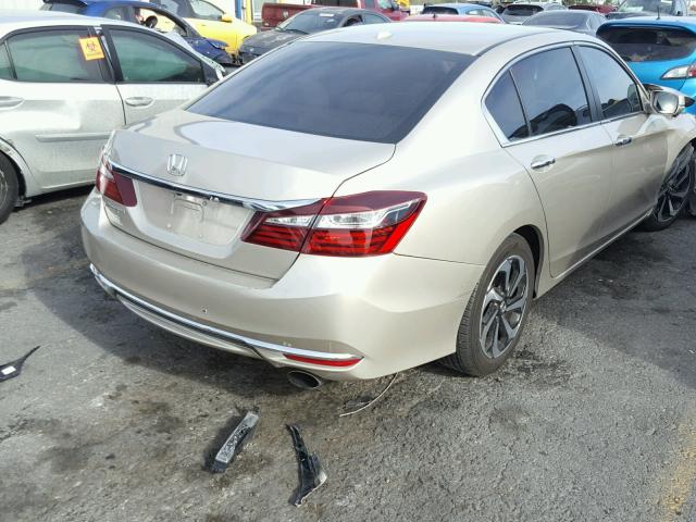 1HGCR2F83GA032068 - 2016 HONDA ACCORD EXL TAN photo 4