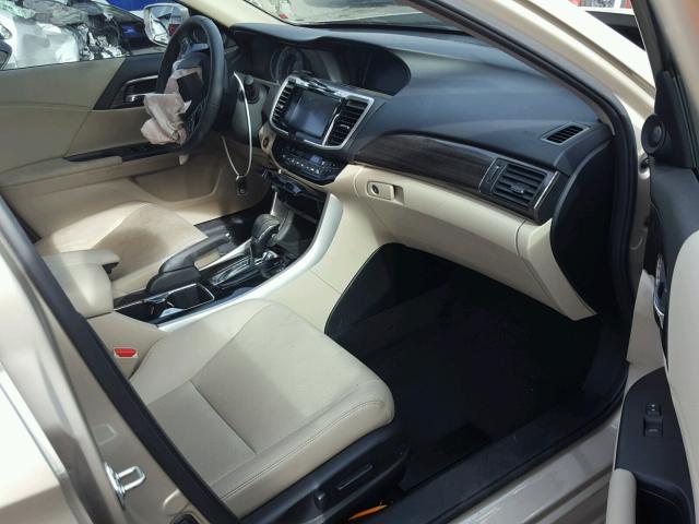 1HGCR2F83GA032068 - 2016 HONDA ACCORD EXL TAN photo 5