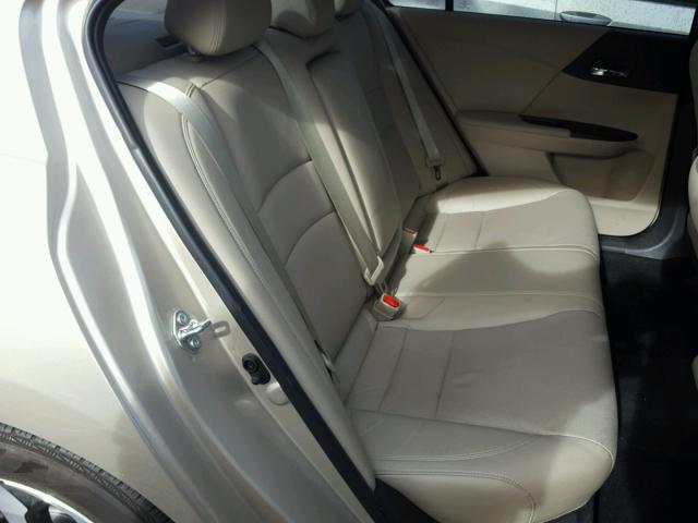 1HGCR2F83GA032068 - 2016 HONDA ACCORD EXL TAN photo 6