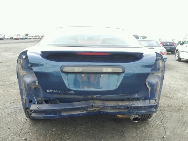 2G2WP552X61137283 - 2006 PONTIAC GRAND PRIX BLUE photo 9