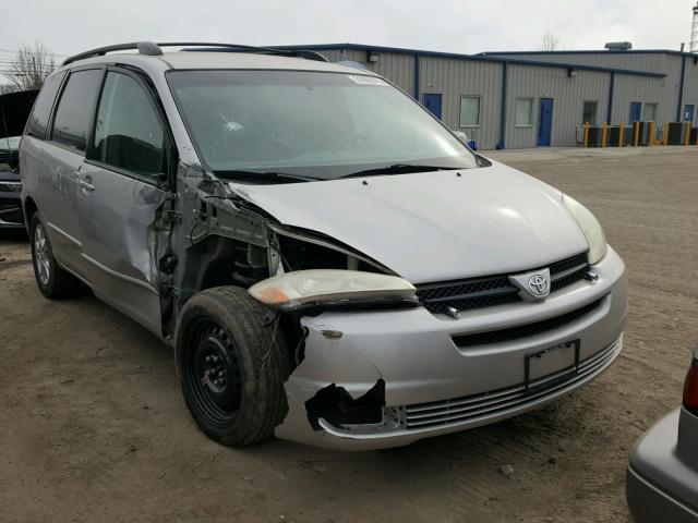 5TDBA23C54S017399 - 2004 TOYOTA SIENNA LE SILVER photo 1