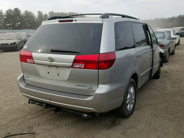 5TDBA23C54S017399 - 2004 TOYOTA SIENNA LE SILVER photo 4