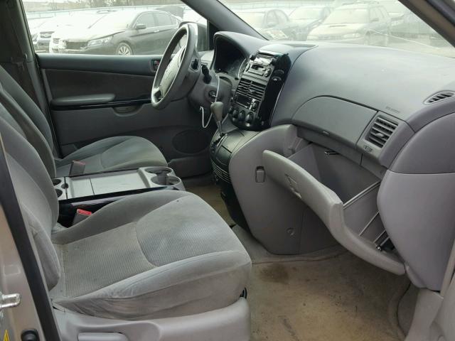 5TDBA23C54S017399 - 2004 TOYOTA SIENNA LE SILVER photo 5