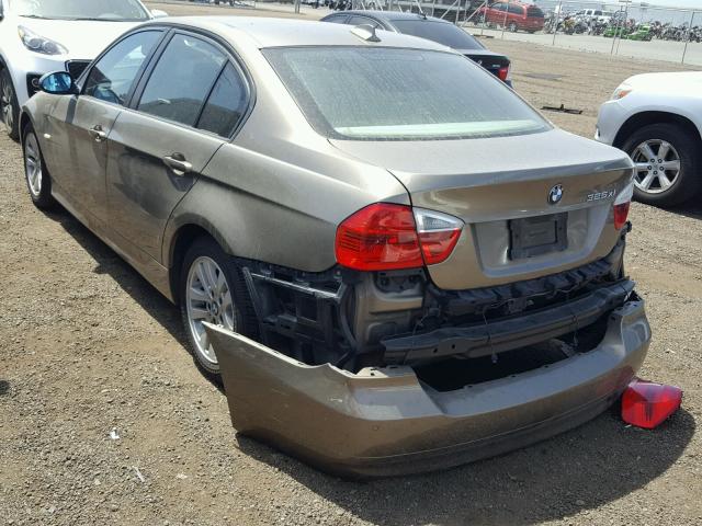 WBAVD13546KV05220 - 2006 BMW 325XI GOLD photo 3