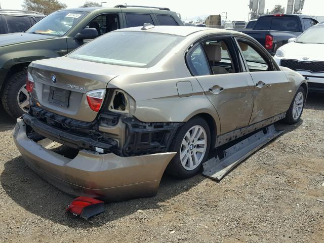 WBAVD13546KV05220 - 2006 BMW 325XI GOLD photo 4