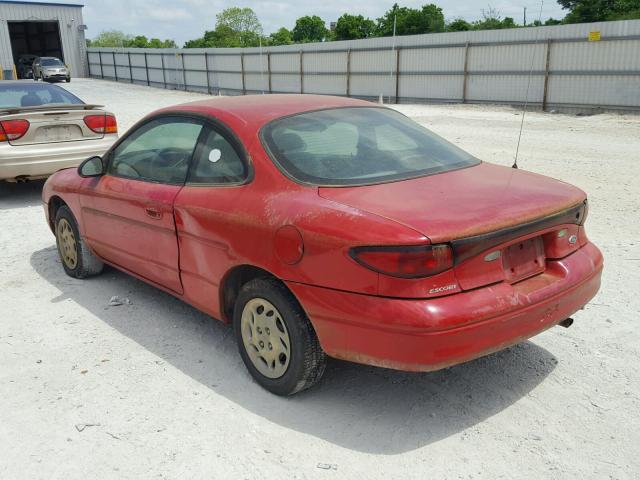 3FAKP1131XR121252 - 1999 FORD ESCORT ZX2 RED photo 3