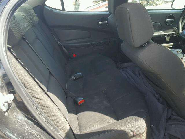 2G2WP552661287262 - 2006 PONTIAC GRAND PRIX BLACK photo 6