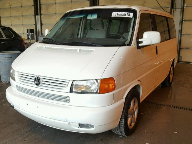 WV2MB47063H007194 - 2003 VOLKSWAGEN EUROVAN MV WHITE photo 2