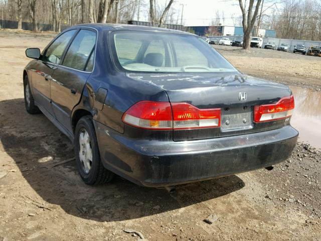 1HGCG16582A019217 - 2002 HONDA ACCORD EX BLACK photo 3