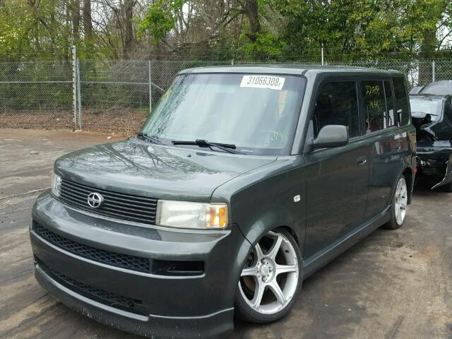 JTLKT324054013076 - 2005 TOYOTA SCION XB შავი ფოტო 2