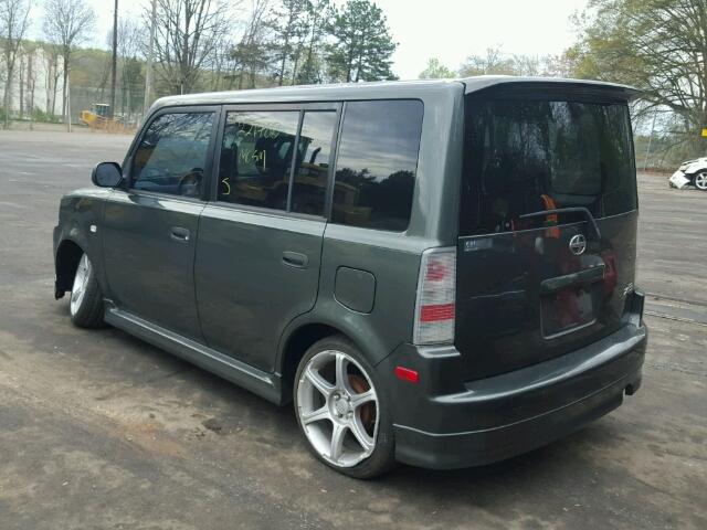 JTLKT324054013076 - 2005 TOYOTA SCION XB შავი ფოტო 3