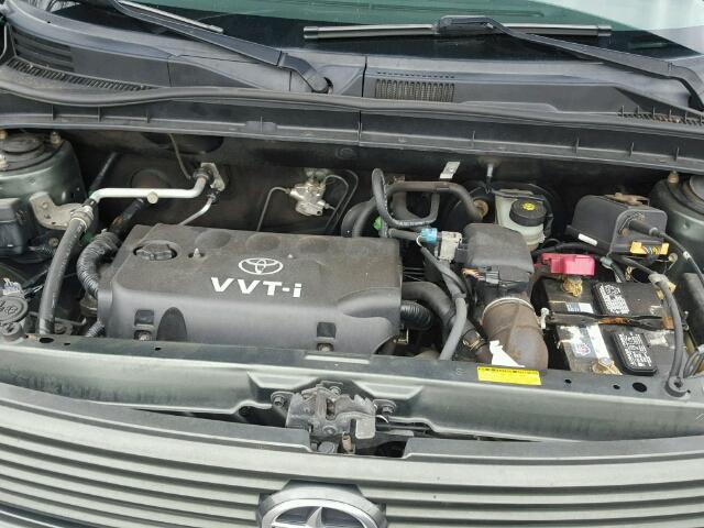 JTLKT324054013076 - 2005 TOYOTA SCION XB შავი ფოტო 7