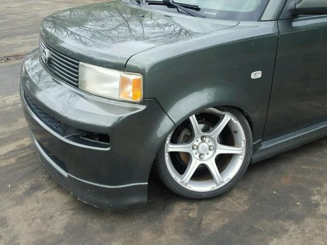 JTLKT324054013076 - 2005 TOYOTA SCION XB შავი ფოტო 9