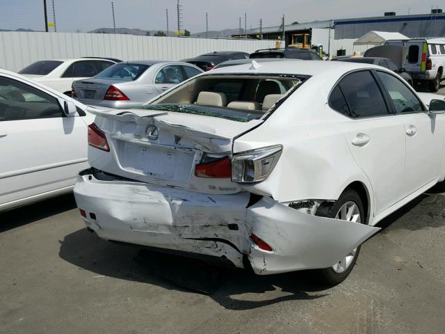 JTHBF5C2XB5151515 - 2011 LEXUS IS 250 WHITE photo 9