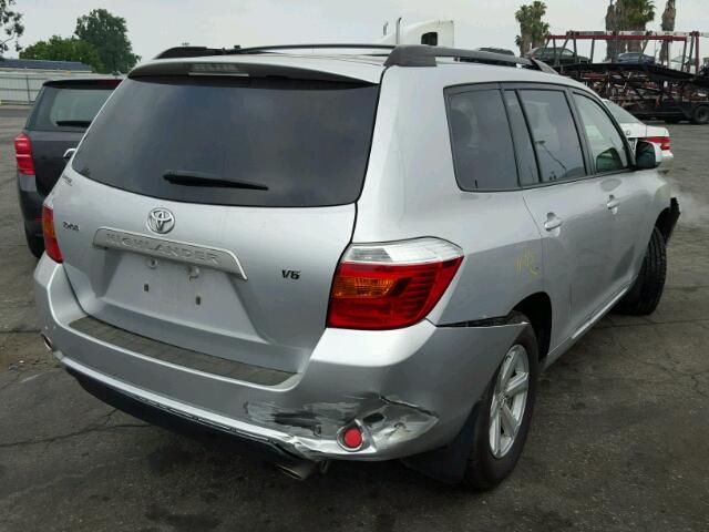 JTEDS41A782045667 - 2008 TOYOTA HIGHLANDER SILVER photo 3