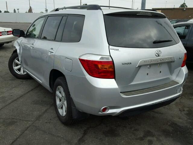 JTEDS41A782045667 - 2008 TOYOTA HIGHLANDER SILVER photo 4