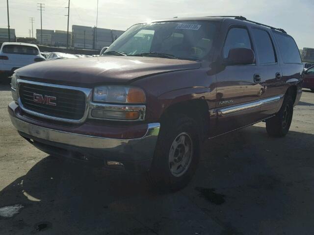 3GKEC16T74G156952 - 2004 GMC YUKON XL C BURGUNDY photo 2