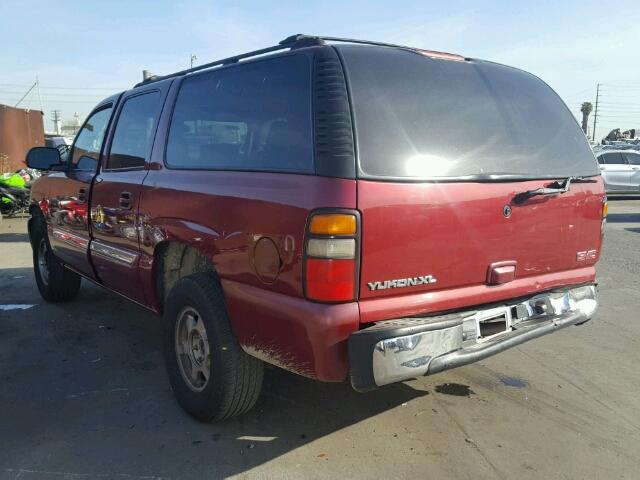 3GKEC16T74G156952 - 2004 GMC YUKON XL C BURGUNDY photo 3