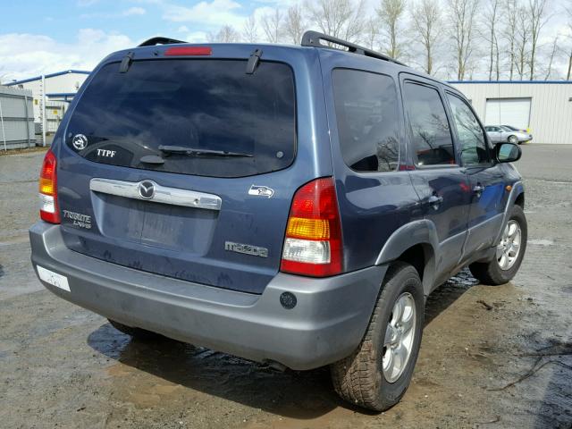 4F2YU08141KM28437 - 2001 MAZDA TRIBUTE LX BLUE photo 4