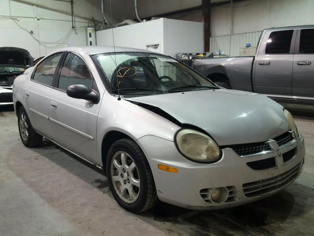 1B3ES56C54D609793 - 2004 DODGE NEON SXT SILVER photo 1