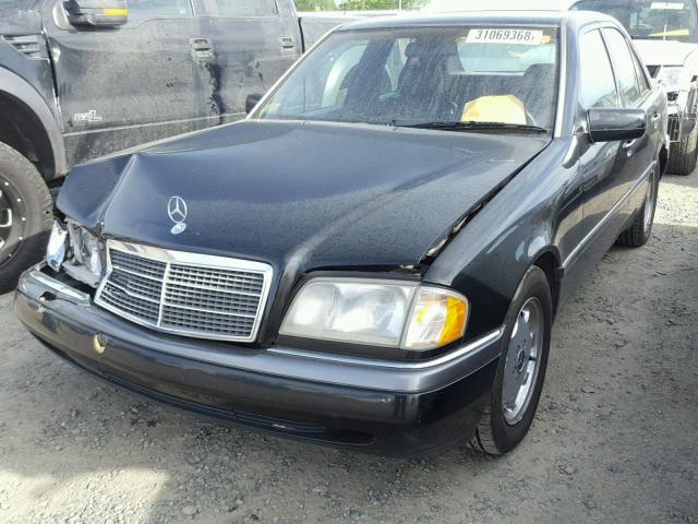 WDBHA28E3RF098011 - 1994 MERCEDES-BENZ C 280 BLACK photo 2