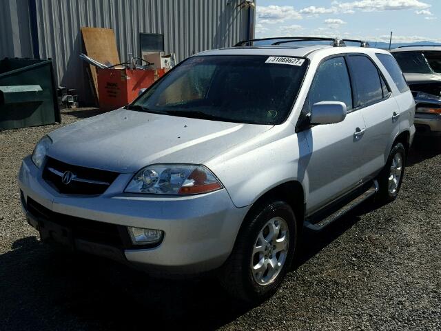 2HNYD18822H534066 - 2002 ACURA MDX TOURIN SILVER photo 2