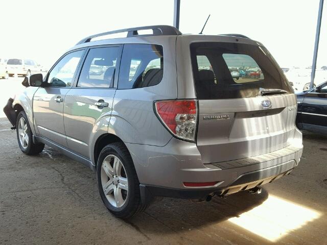 JF2SH63629H720937 - 2009 SUBARU FORESTER 2 SILVER photo 3