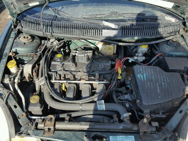 1P3ES46C2YD664085 - 2000 PLYMOUTH NEON BASE 绿色 照片 7