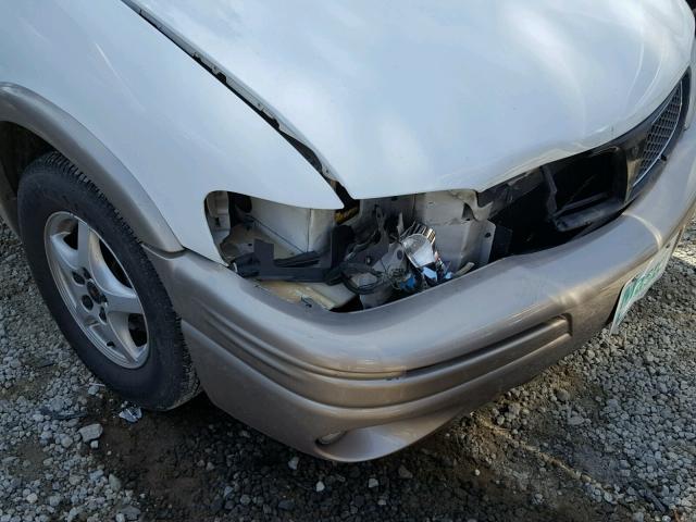 1GMDX03E61D113199 - 2001 PONTIAC MONTANA WHITE photo 9