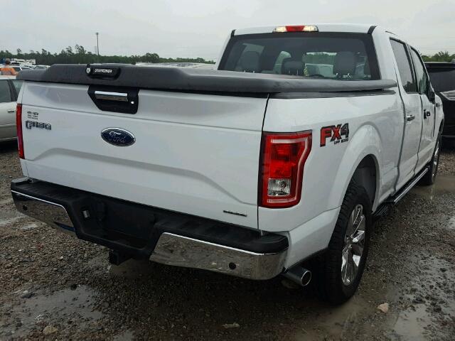 1FTFW1EF3GFB91478 - 2016 FORD F150 SUPER WHITE photo 4