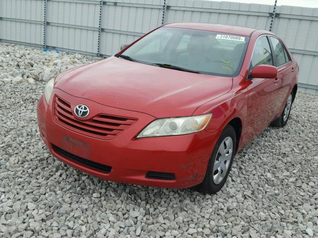 4T1BE46K77U148591 - 2007 TOYOTA CAMRY NEW RED photo 2