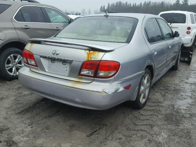 JNKDA31A63T108504 - 2003 INFINITI I35 SILVER photo 4