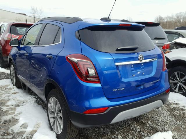 KL4CJASB4HB203644 - 2017 BUICK ENCORE PRE BLUE photo 3