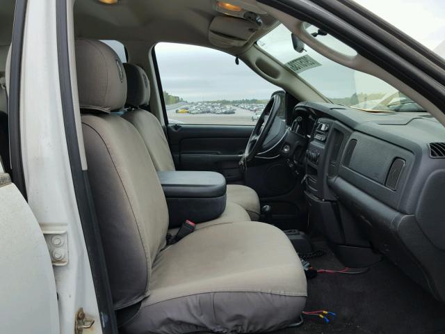 3D7KU28D63G837499 - 2003 DODGE RAM 2500 S WHITE photo 5