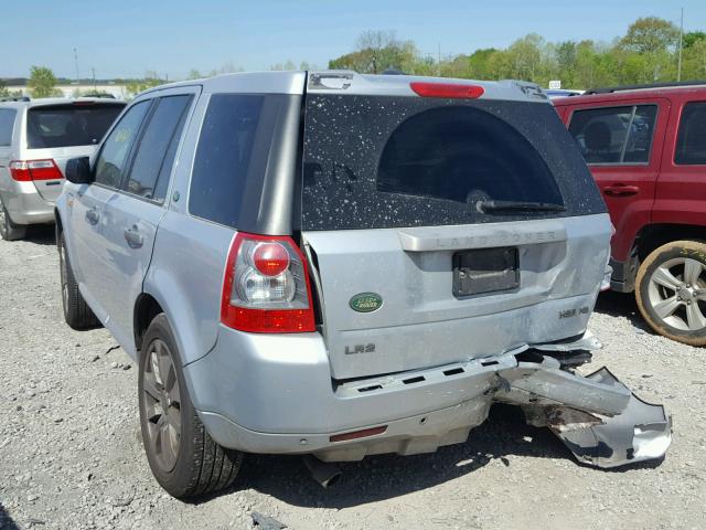 SALFT24N38H109416 - 2008 LAND ROVER LR2 HSE TE SILVER photo 3