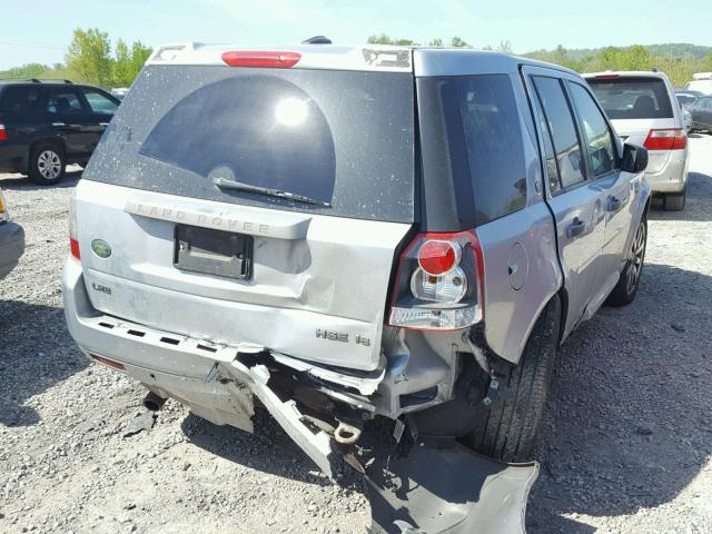 SALFT24N38H109416 - 2008 LAND ROVER LR2 HSE TE SILVER photo 4