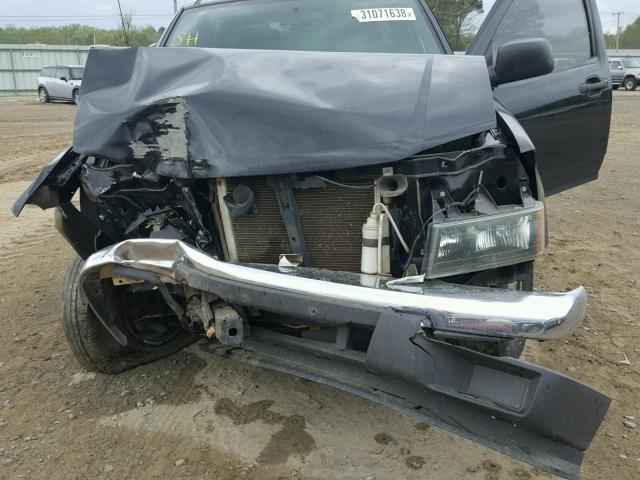 1GTCS136058255382 - 2005 GMC CANYON BLACK photo 7