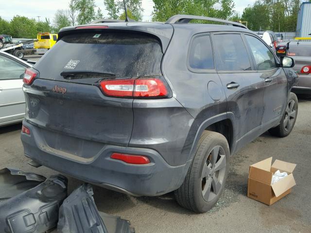 1C4PJMCB1GW282852 - 2016 JEEP CHEROKEE L CHARCOAL photo 4