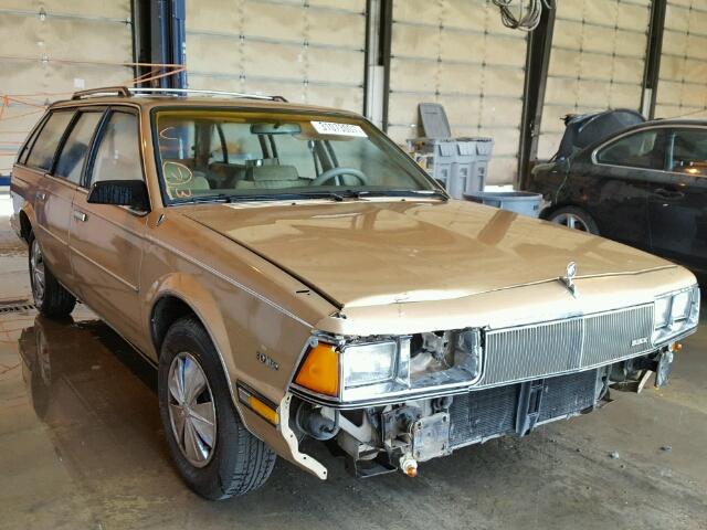 1G4AH35E0F6474440 - 1985 BUICK CENTURY CU GOLD photo 1